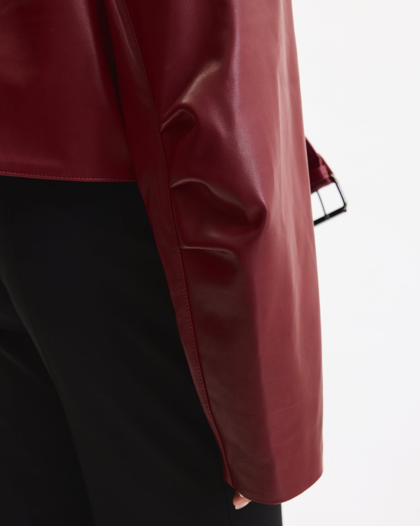 OVERSIZED BIKER LEATHER JACKET