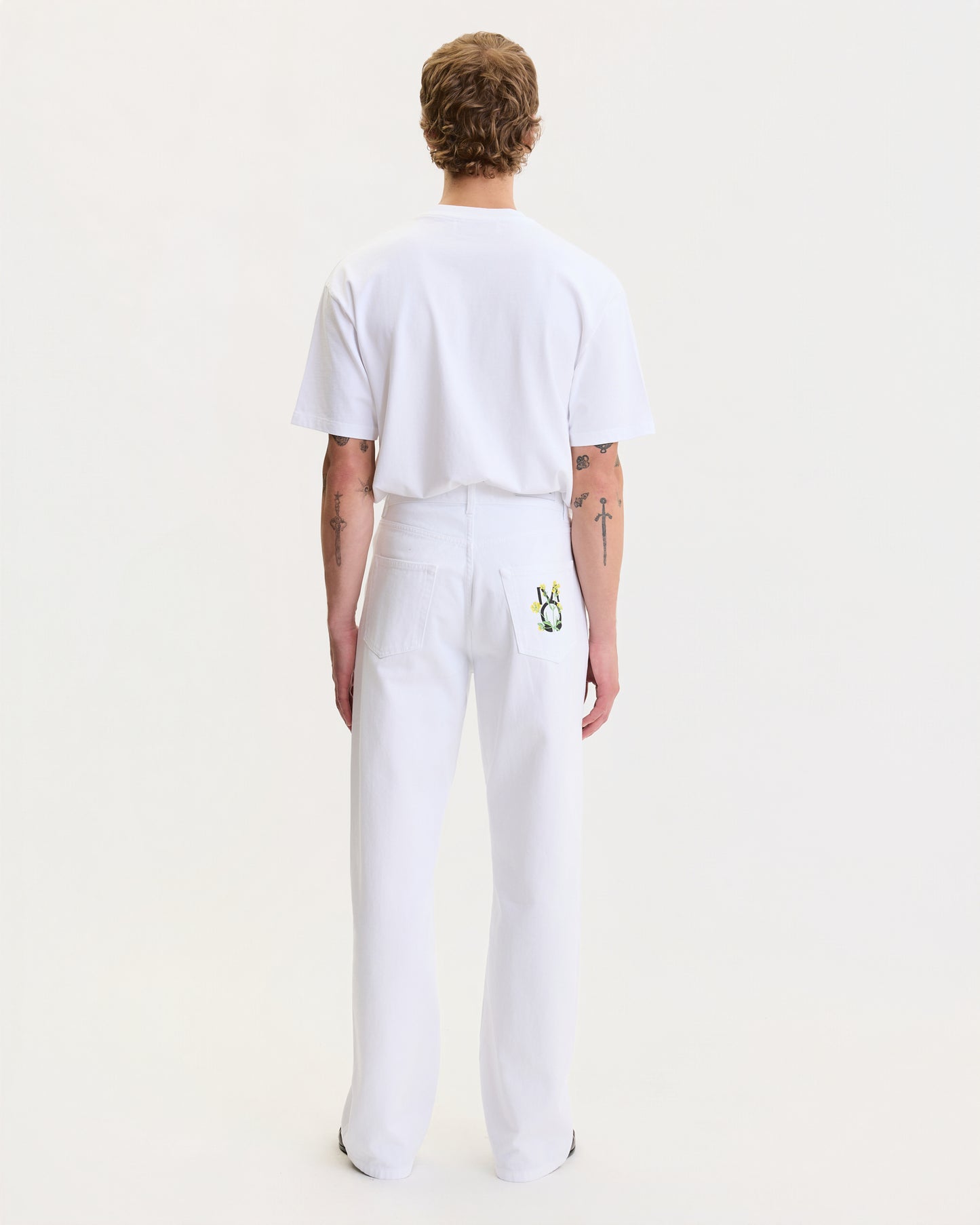 THE CANOLA FLOWER LOOSE FIT JEANS
