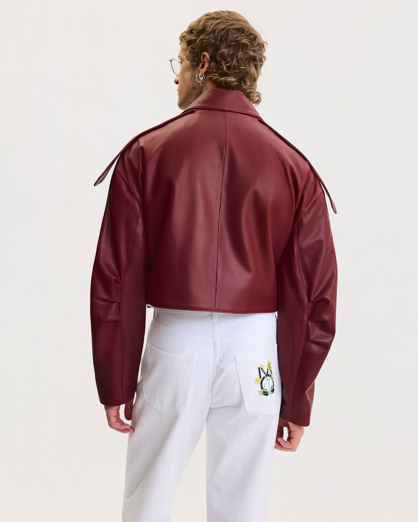 OVERSIZED BIKER LEATHER JACKET