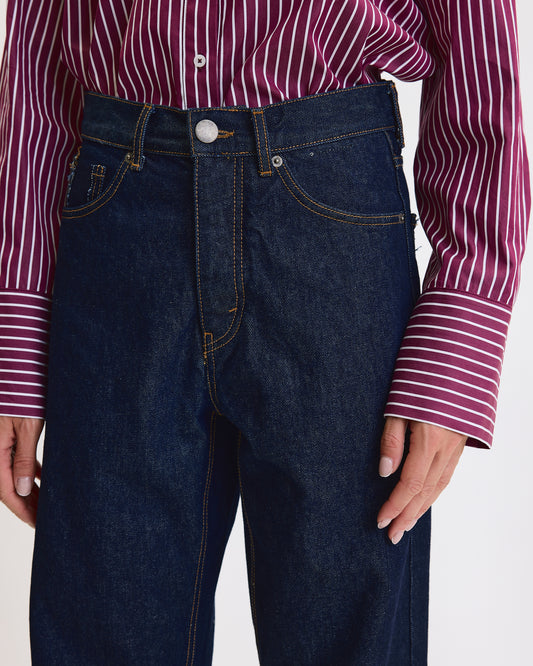 LOOSE FIT JEANS IN RAW INDIGO