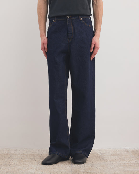 LOOSE FIT JEANS IN RAW INDIGO