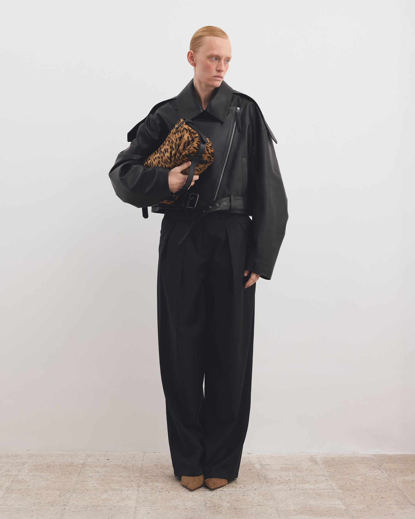 OVERSIZED BIKER LEATHER JACKET LIMITED EDITION