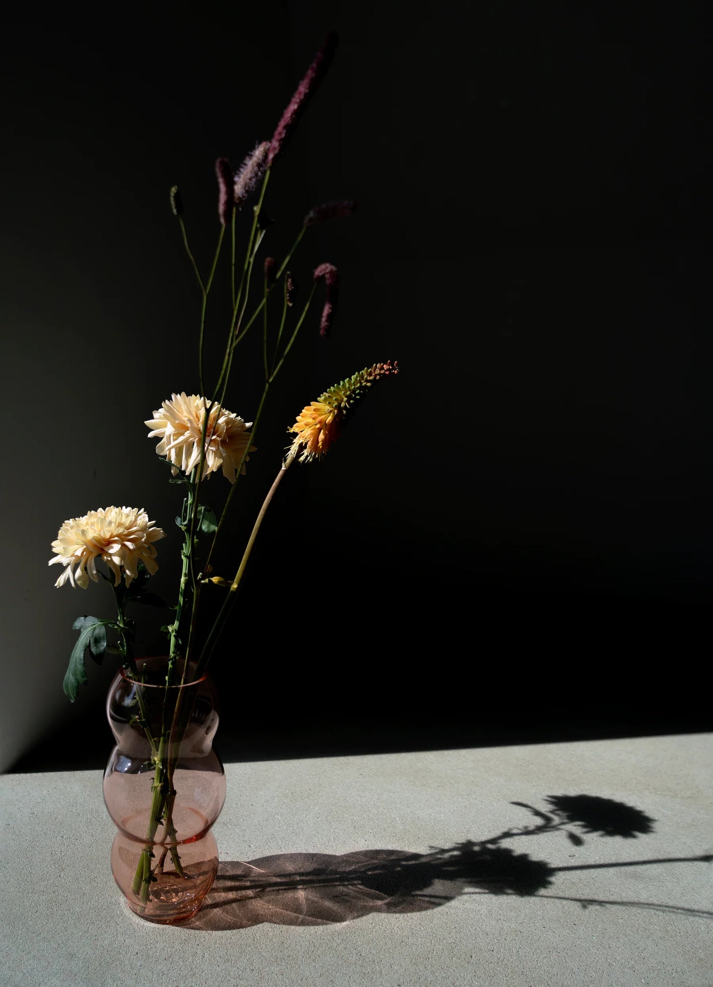 FUNDAMENTAL - MUSE VASE L CLEAR COPPER