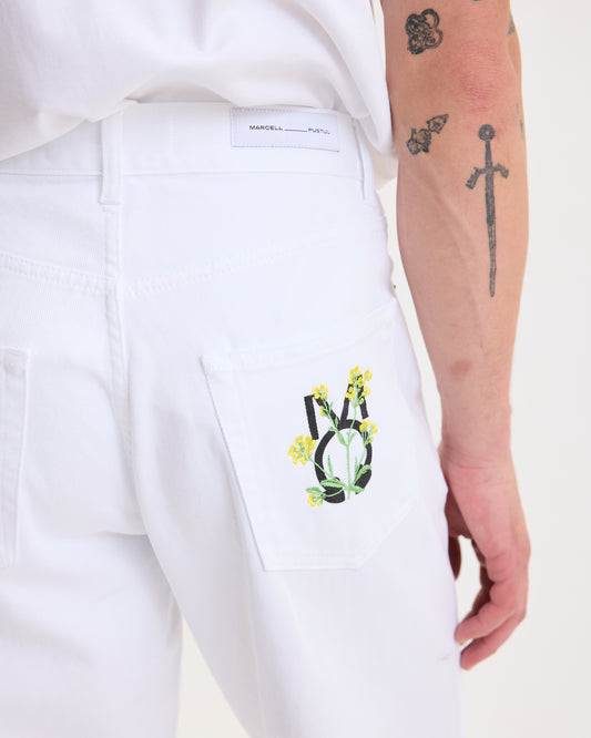THE CANOLA FLOWER LOOSE FIT JEANS