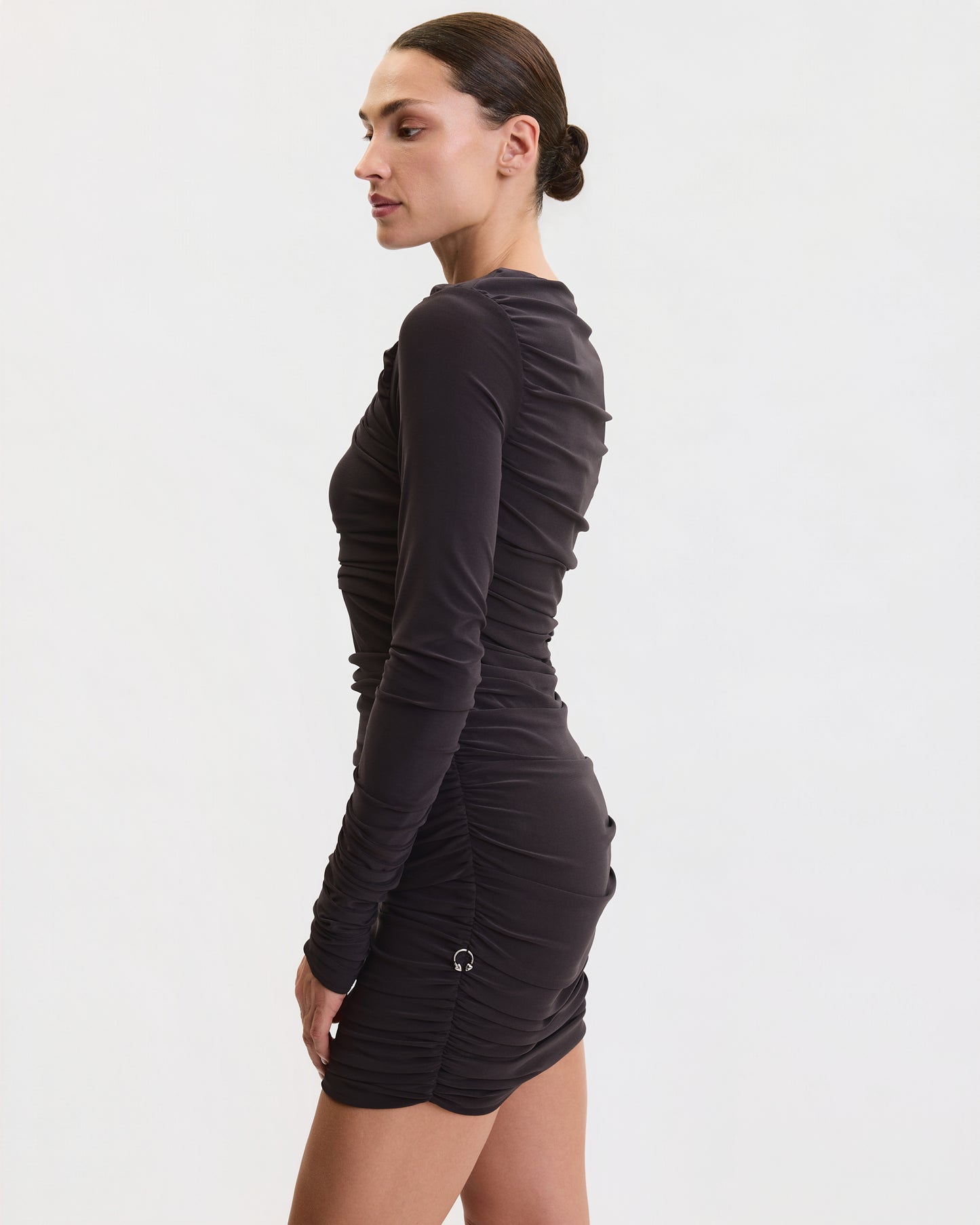 THE DRAPED MINI DRESS