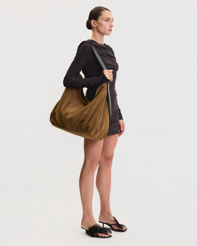 LA CARRYALL BAG IN SUEDE