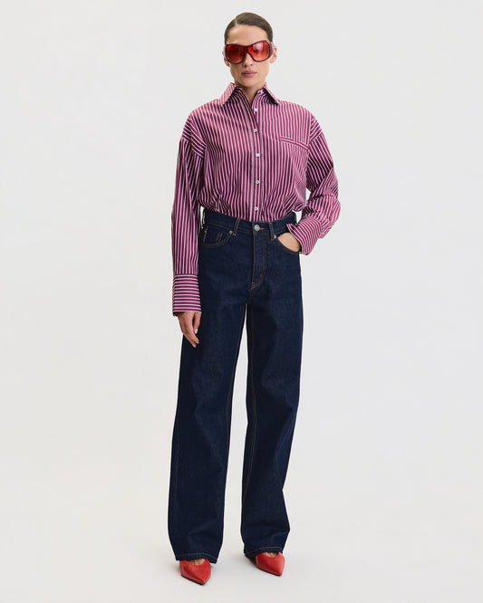 LOOSE FIT JEANS IN RAW INDIGO