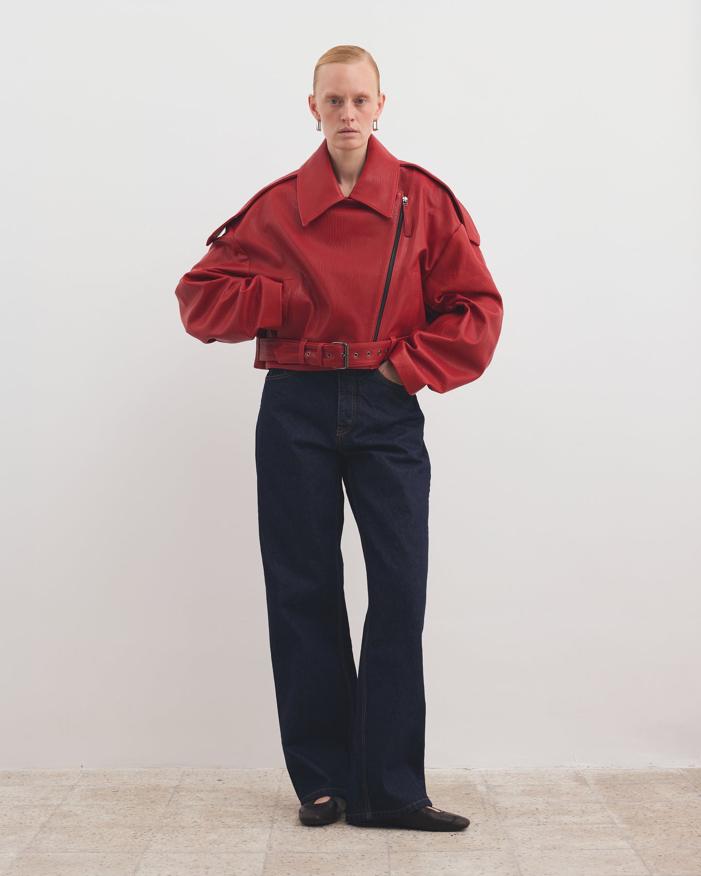 LOOSE FIT JEANS IN RAW INDIGO