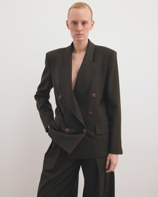 DOUBLE-BREASTED BLAZER